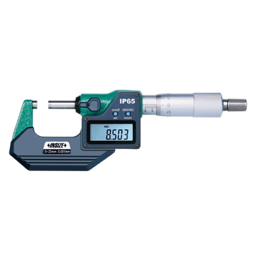 Микрометр цифровой 0-25мм 0.001мм IP65 (3101-25AJ) INSIZE