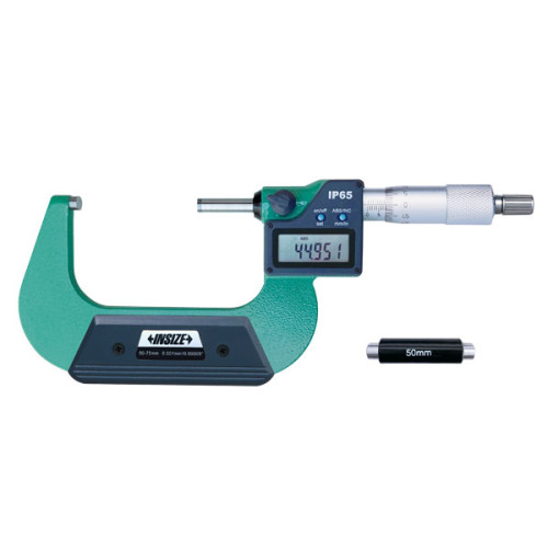 Микрометр цифровой 50-75мм 0.001мм IP65 (3108-75A) INSIZE
