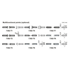 Наконечник многофункциональный дисковый (2шт) (7392-T4) INSIZE